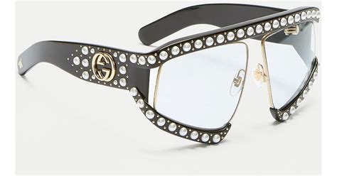 gucci pearl studded sunglasses|amazon Gucci sunglasses men.